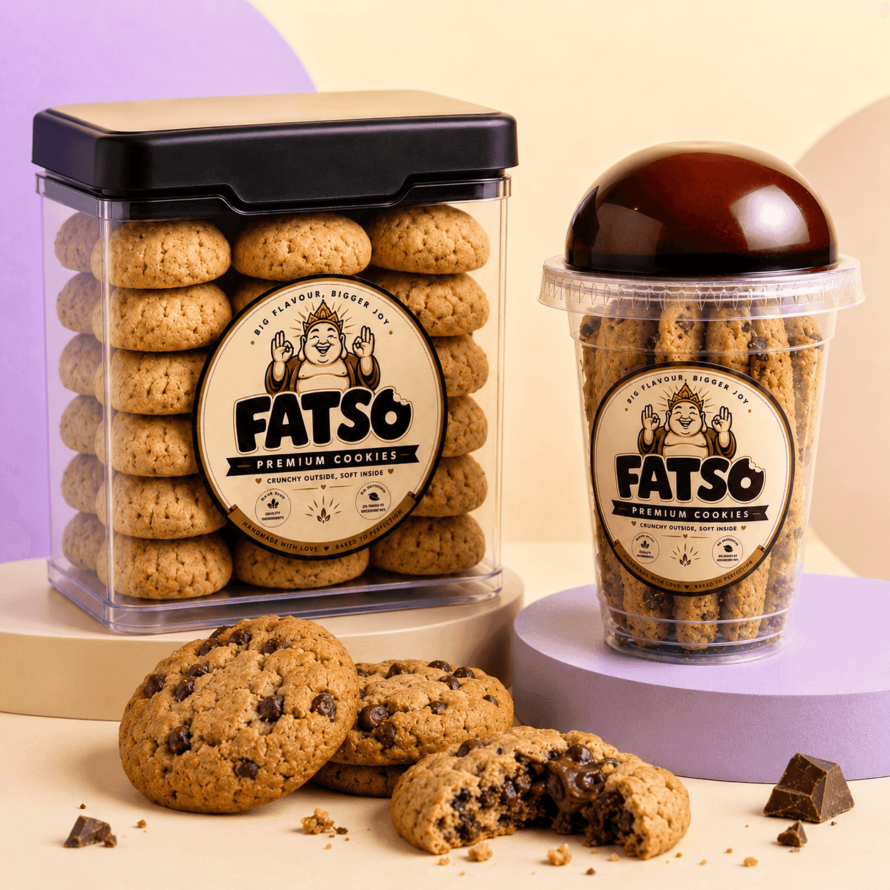 Small-batch energy Fatso snack moment